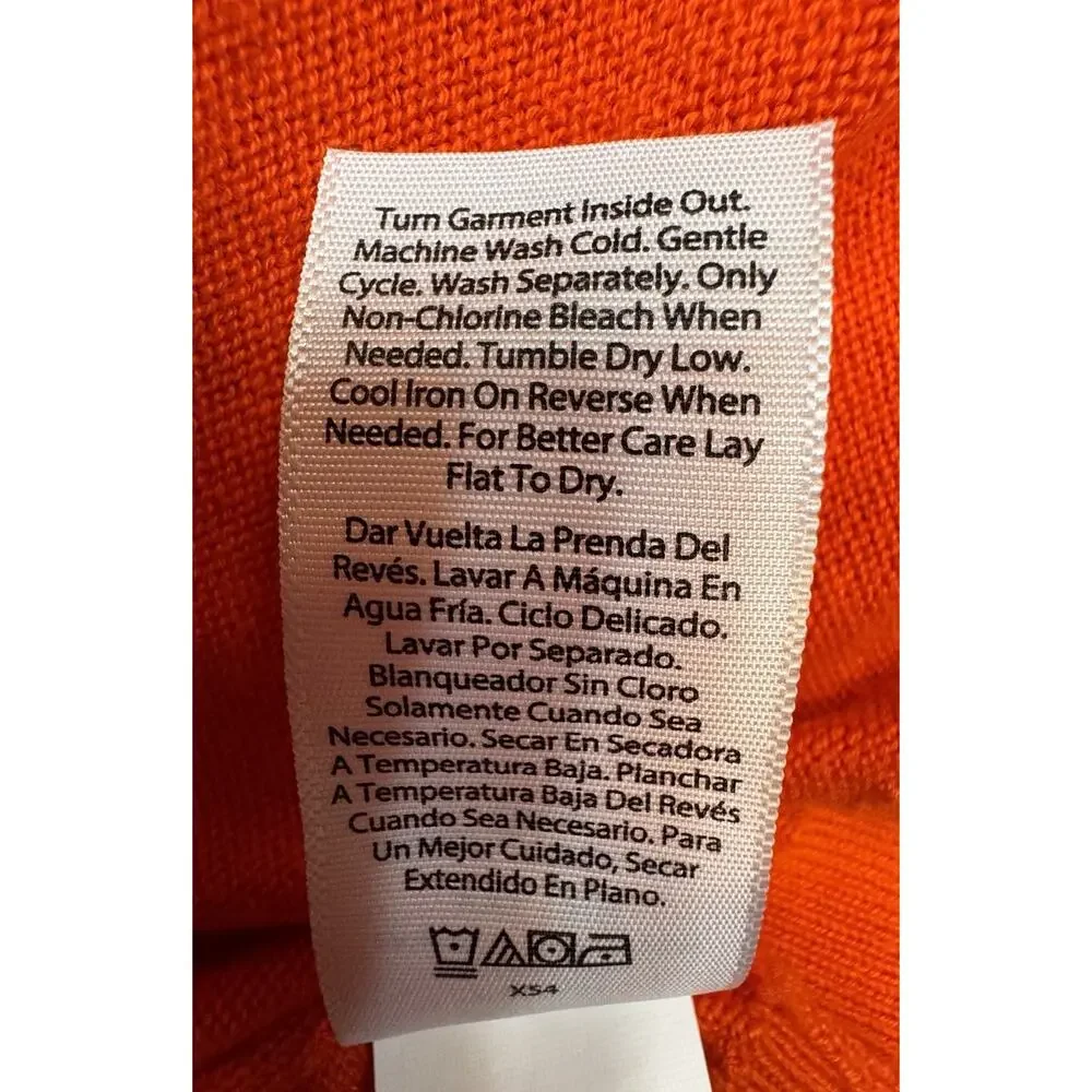 Free Assembly XXL Orange Button Cardigan Cotton Blend